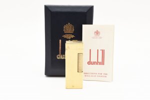 箱付き ダンヒル ロール式 ガスライター ゴールド DUNHILL