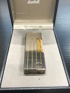 dunhill ダンヒル ガスライター　シルバーコンビ　綺麗です！