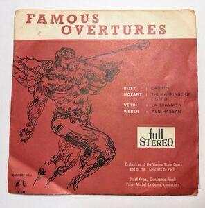 【EPレコード】オペラ名序曲集　SM-967★FAMOUS OVERTURES