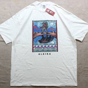 レア新品タグ付 1990s アラスカCOMING ATTRACTIONS ヴィンテージTシャツ デナリ ジョンミューア USA ヨセミテ ゴッホ アート アメリカ 熊