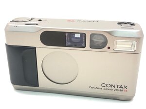 CONTAX コンタックス T2 Carl Zeiss Sonnar 2.8/38 T＊ レンジファインダー 通電確認済み/動作未確認 ジャンク 中古【UW010143】●