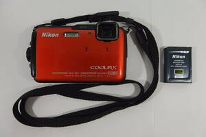 ◆Nikon ニコン コンパクトデジタルカメラ COOLPIX AW110 サンシャインオレンジ