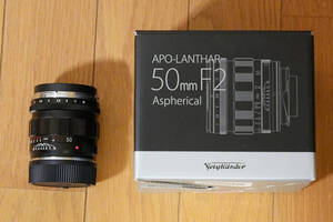 【美品】フォクトレンダー APO-LANTHAR 50mm F2 Aspherical VM