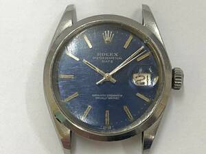 ♪1円～ ROLEX ロレックス オイスターパーペチュアルデイト ネイビー 自動巻き cal.1570 メンズ時計 Ref.1500 ジャンク 商品説明欄画像有