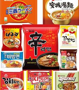 韓国 ラーメン 10種セット 辛ラーメン インスタントラーメン 袋麺 韓国食品 のぐりラーメン