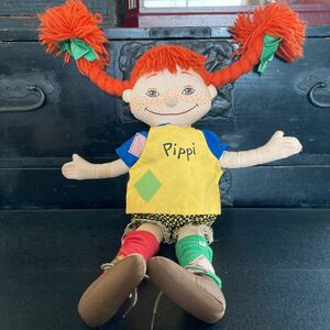 当時物 長靴下のピッピ Pippi 人形 スウェーデン レトロ