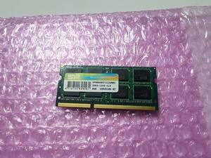 即決 Silicon Power製 DDR3 8GB PC3-10600S SO-DIMM PC3-8500S互換 送料120円～