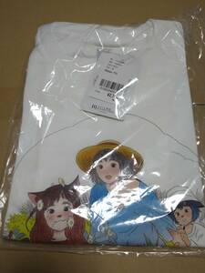 値下げ即決　新品未使用　グラニフ　スタジオ地図コラボTシャツ　おおかみこどもの雨と雪　サイズM　半袖　STUDIO　CHIZU　graniph