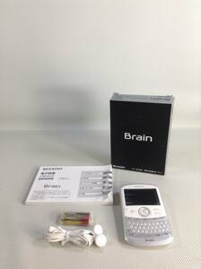 S4124●SHARP シャープ Brain ブレーン カラー電子辞書 PW-AC20 箱 取説 イヤホン 電池付属 保証あり