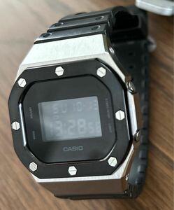 G-SHOCK MOD カスタム ステンレス ベゼル DW-5600 カシオ　BB ブラック