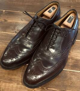 極美品 定価11万 Allen Edmonds Cambridge Shell Cordovan US12.5 E 30.5cm ケンブリッジ コードバン 純正シューツリー付 アレンエドモンズ