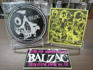 7d/ピクチャー盤/BALZAC（バルザック）/1000枚限定盤＆ステッカー付き/