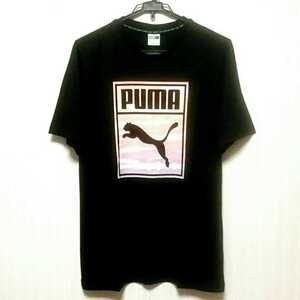 特価/未使用/PUMA/プーマ/半袖/Tシャツ/インポートサイズ/サイズ=L/胸囲=104～112cm/black×pink