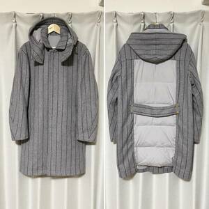 美品☆【 β MEN】バックダウン ウールモッズコート M 27-10WC02 BEETA MEN ベータ・メン ファイブフォックス