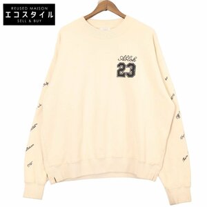 OFF-WHITE オフホワイト OMBA054S24FLE009 23スケートロゴ アイボリー スウェットシャツ アイボリー XL トップス コットン メンズ 中古