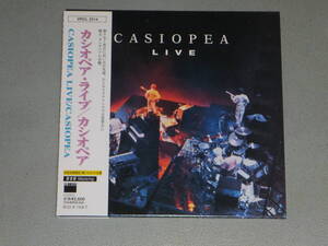 USED★初回生産限定盤★紙ジャケ★廃盤★カシオペア・ライブ★CASIOPEA