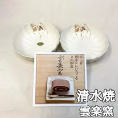 清水焼 雲楽窯 小皿 菓子鉢 小鉢 2枚セット