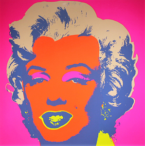 ■★アンディ・ウォーホル(Andy Warhol) 【Marilyn Monroe 11.22】サンデー・B・モーニング版 シルクプリント 直筆サイン有り 証明書有り 