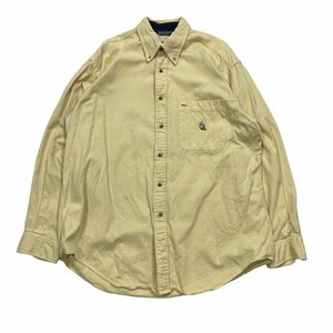 【XL】古着 TOMMYHILFIGER トミーヒルフィガー PLANESHIRT OX長袖 B.D シャツ