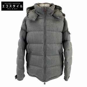 MONCLER モンクレール MONTGENEVREモンジュネーブル フード付ダウン ジャケット 4 グレー メンズ