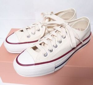 CONVERSE ADDICT コンバース アディクト 1SD398 CHUCK TAYLOR CANVAS OX チャックテイラー US5.5 / 24cm NATURAL