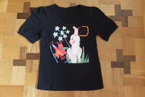 ナタリーレテ うさぎイラスト　Tシャツ　H.P.FRANCE　アッシュ・ペー・フランス　Usagi