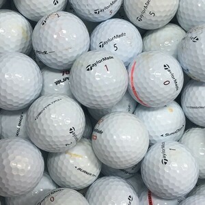 ロストボール テーラーメイド 各種混合 ホワイト 1個 Bランク 中古 ゴルフボール ロスト TaylorMade エコボール