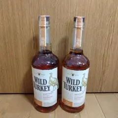 WILD TURKEY バーボンウイスキー 750ml 81 proof　２本組