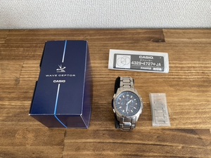 CACIO オシアナス OCEANUS OCW-600TDJ-1AJF ソーラー電波チタン製 中古