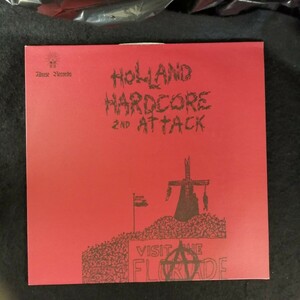 D04 中古LP 中古レコード　ハードコアオムニバス　HOLLAND HARDCORE 2ND ATTACK ベルギー盤　ABR-003 2枚組　1000枚限定