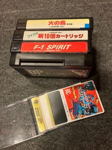 MSX MSX2 ゲームソフト4本セット　F-1スピリット 火の鳥鳳凰編　ボンバーマン　コナミの新10倍カートリッジ KONAMI、ハドソン　