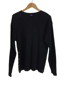 X-girl◆THERMAL L/S TOP/カットソー/S/コットン/ブラック/105221013005/サーマル