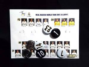 レアルマドリード REAL MADRID WORLD TOUR 2005 IN JAPAN 缶バッジ