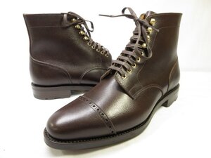 HH 未使用 【ジョーワークス JOE WORKS 】 ビスポーク レースアップブーツ (メンズ) size26相当 ブラウン系 ■15MZA5507■