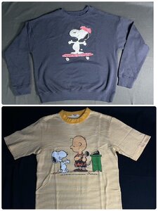 MIK1078　Vintage PEANUTS★トレーナー★FAMILIA★Tシャツ★スヌーピー★SNOOPY 【1円スタート！！】古着