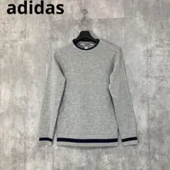 adidas アディダス　ウール混　セーター　クルーネック