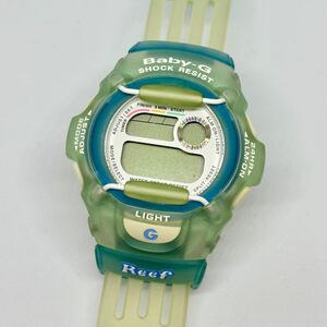 W46 CASIO カシオ G-SHOCK Gショック Baby-G BG-370 未稼働 デジタル ステンレススチール ウォーターレジスタント