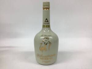 1円スタート訳あり ブランデー brandy クルボアジェ 明治屋創業100周年記念 陶器 700ml 40% 重量番号:2(46)