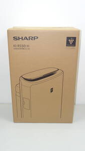 ②新品 SHARP 加湿空気清浄機 KI-RS50-H グレー系 高濃度プラズマクラスター25000 シャープ