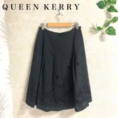 QUEENKERRYクイーンケリーブラック花柄スカート