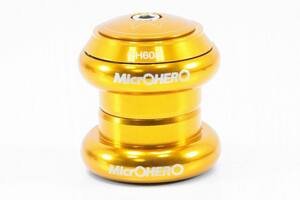 【即納】MicrOHERO OS アヘッドヘッドセット GH-608 1_1/8x34x30 34mm 軽量　アルミ合金　ゴールド