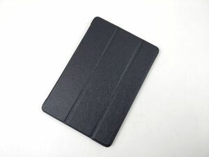 iPad mini1/2/3用 カバー PUレザー+ハードケース スタンド 薄型 ブラック