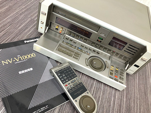 ■Panasonic VIDEOMASTER NV-V10000 ビデオマスター S-VHSデッキ リモコン・取扱説明書付属 パナソニック■