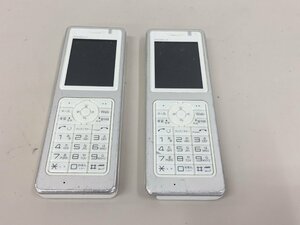 WILLCOM　PHS電話機　ホワイト　WX330J-Z 　本体のみ　　現状品　　2個セット(管２FB2-N7）