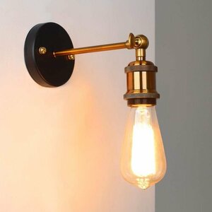新品★ ブラケットライト 1個 可愛い 銅色 照明器具 電球無し 室内 付け照明 玄 ブラケットランプ ウォールライト 55