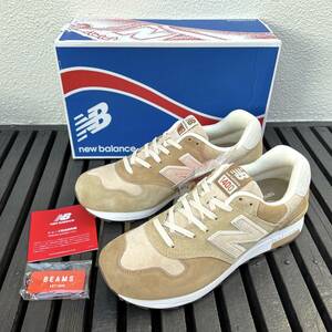 BEAMS別注 創業40周年記念 New Balance CM1400BB BEIGE MULTI US9.5 27.5cm 新品 ベージュ スウェード 限定 M1400 コラボ NB スニーカー