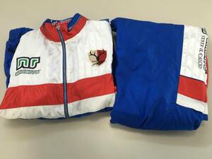 ♪nr ennerre VESTE IL CALCIO エネーレ メンズ ジャージ 上下セット セットアップ サイズO ブルー系 中古 サッカー (NF241013) 451-115-⑨