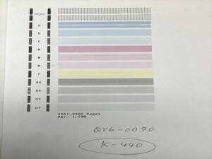 No.K440プリンターヘッド ジャンク QY6-0090 CANON キャノン 対応機種：TS8030 TS9030 TS8130