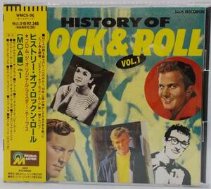 送料185円■’55年以降の輝かしきR&R史を飾ったヒット曲を網羅「ヒストリー・オブ・ロックン・ロール」帯付き美品■