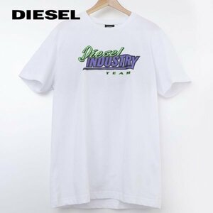 Mサイズ DIESEL ディーゼル ロゴ Tシャツ DIEGOSK37 メンズ ブランド 白 ホワイト